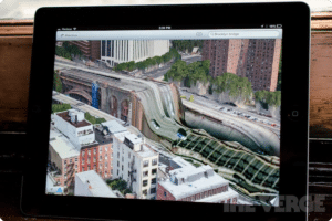 Apple Maps Error For The Brooklyn Bridge. Image credit: The Verge